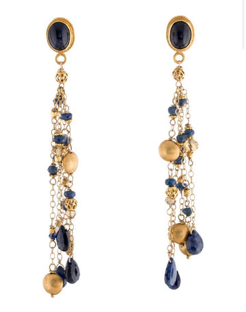 18 Sapphire Drop Earrings