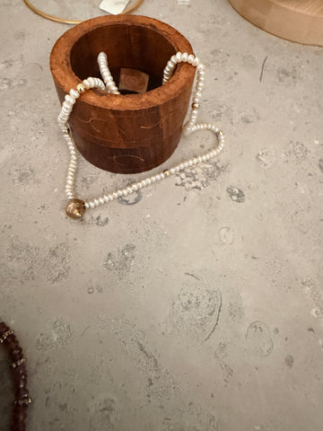Mignon Faget 14k and seed pearl necklace